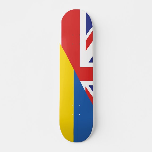 Skate Apoio britânico à Ucrânia Sherpa Blanket (Frente)