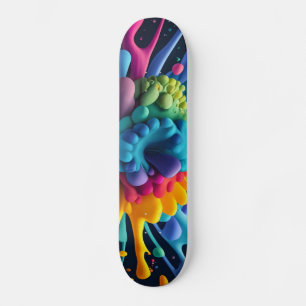 Skate Apresentação de cores