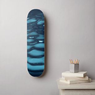 Skate Aqua Blue Water Waves