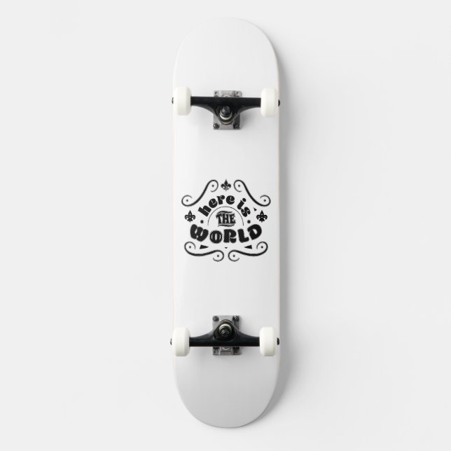 Skate Aqui está o mundo (Frente)