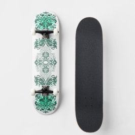 Skate Árabe Ornamental Verde