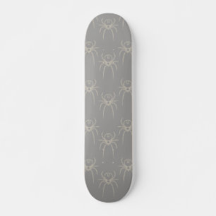 Skate Aranha - Cinza fantasma e branco ósseo