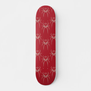 Skate Aranha - Vermelho Sanguíneo e Branco Osso