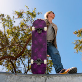 Skate Aranhas roxas do Dia das Bruxas Spooky