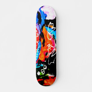 Skate Arco-íris misturado
