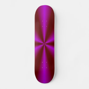 Skate arco-íris rosa bordo roxo