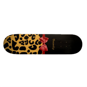 Skate Arco vermelho na moda da fita do impressão preto 