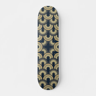 Skate Art Deco Anos 50 Retro Abstrato Art 2°