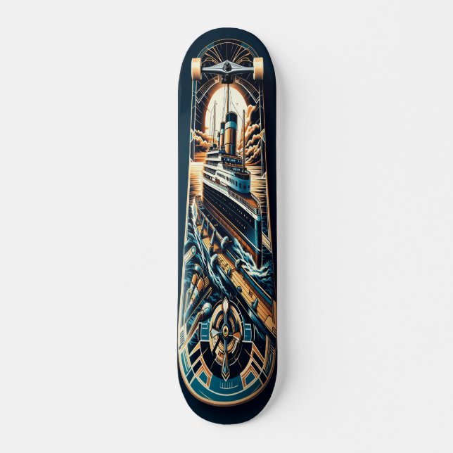 Skate "Art Deco Cruiser Deck (Frente)