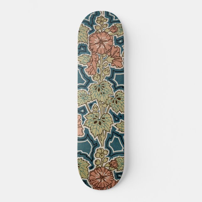 Skate Art Nouveau Design nº 12 @ VictoriaShaylee (Frente)