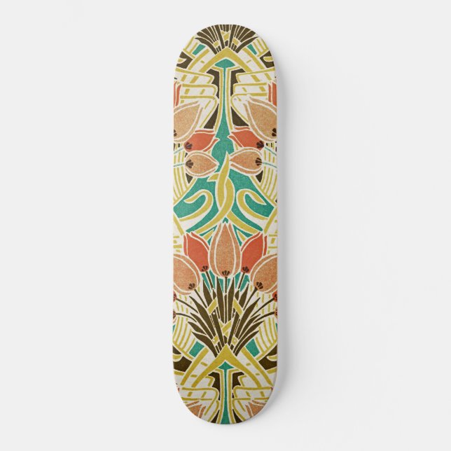 Skate Art Nouveau pattern #11 (Frente)