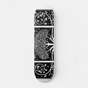 Skate Art Nouveau Tree Beardsley Pattern
