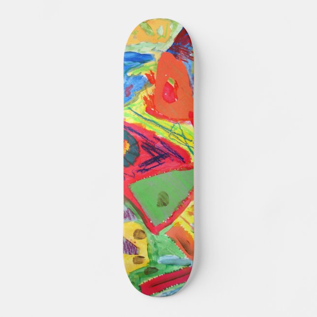 Skate Arte abstracta de Kandinsky (Frente)