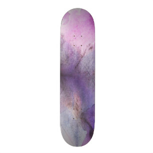 Skate arte abstracta sem emenda do roxo do cubism