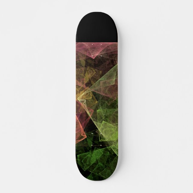 Skate Arte abstrata Espaço cúbico (Frente)