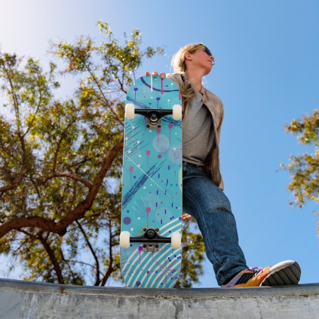 Skate Arte Abstrata: Faíscas no Céu (Ao ar livre 1)