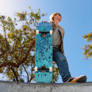 Skate Arte Abstrata: Sinfonia no Mar