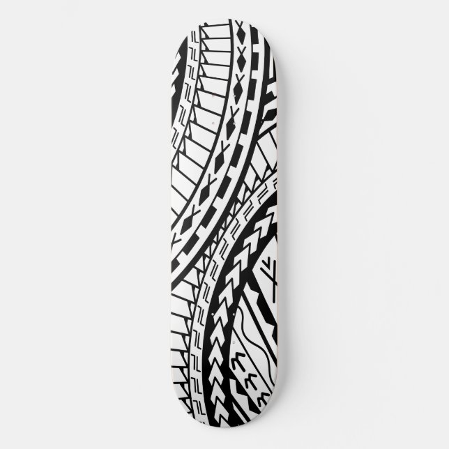 Skate Arte asteca tribal (Frente)