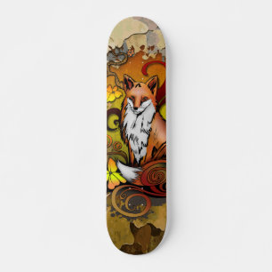 Skate Arte da Natureza com Camuflagem de Raposa de Outon