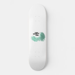 Skate arte de árvore verde escandinava simples menta mod