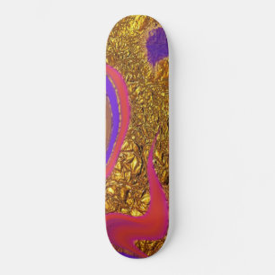 Skate arte de cor vibratória