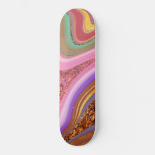 Skate arte de cor vibratória