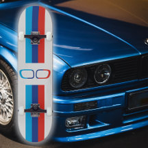arte de fã de listras e rins da BMW M, branco