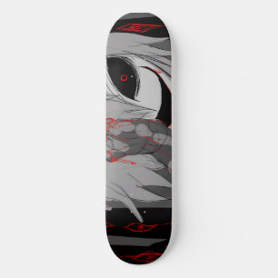 Skate Arte de Fantasia de Anime Sombrio de Corvo e Demôn