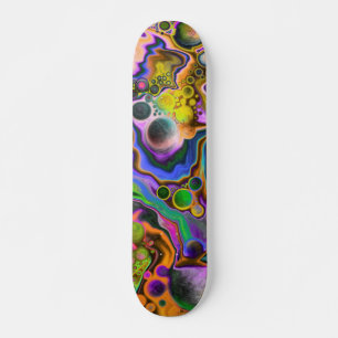 Skate Arte de Fluido de Abstrato Moderno de Explosão de 