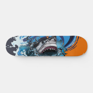 Skate Arte de Movimento Giratório de Tubarão de Onda de