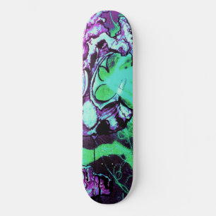 Skate Arte de Olhos de Laser Alienígena por Travis L Lag