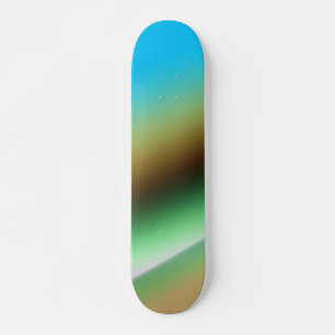 Skate Arte de padrão de textura abstrata arco-íris verde
