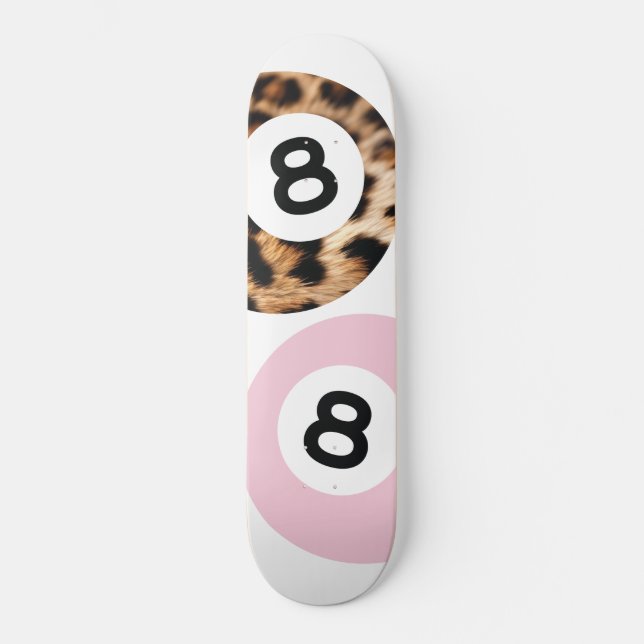 Skate Arte de Parede Escética de Galeota Leopardo 8 (Frente)