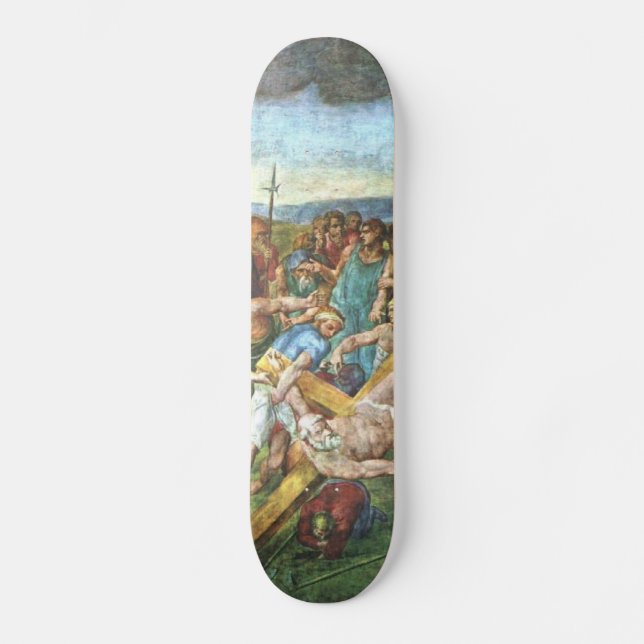 Skate Arte de renascimento de Michelangelo (Frente)