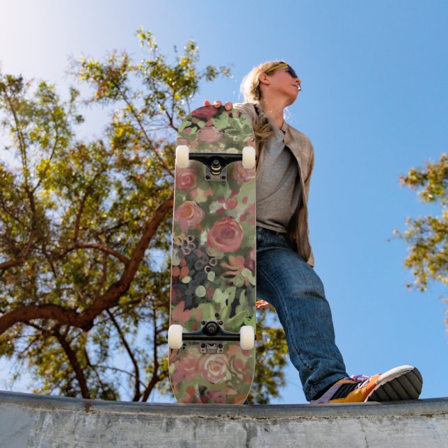 Skate Arte de rosas vermelhas (Ao ar livre 1)