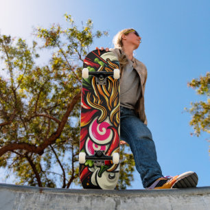 Skate Arte de Rua de Ramen Japonês Apimentado