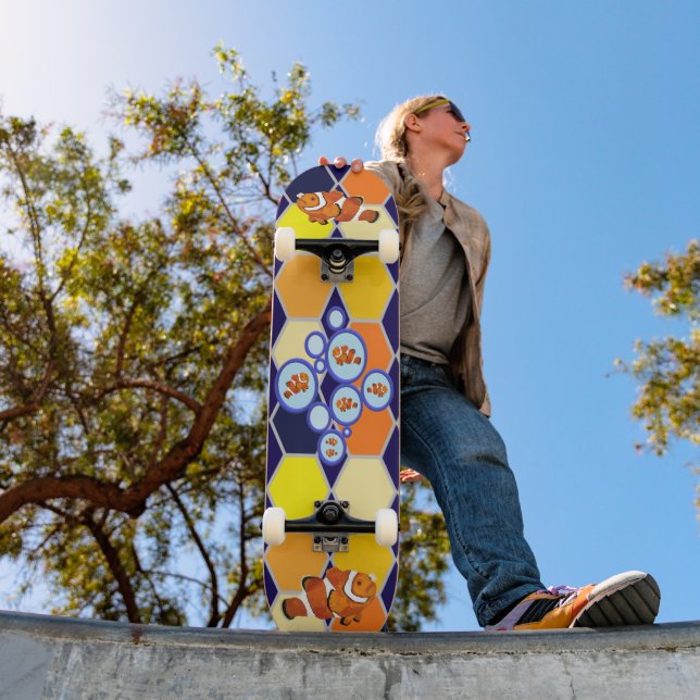 Skate Arte Desenhada À Mão (Ao ar livre 1)