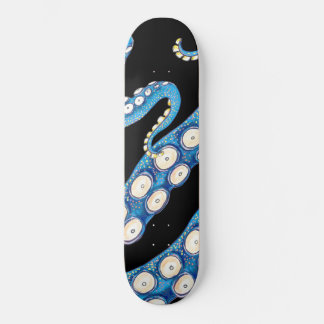 Skate Arte do Octopus de Kraken Azul