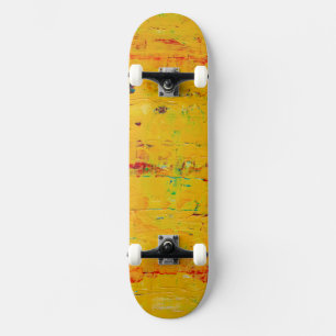 Skate Arte Estética Amarela Legal