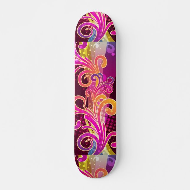 Skate Arte Floral (Frente)