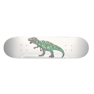 Skate Arte ilustrada Doodle do dinossauro de T-Rex