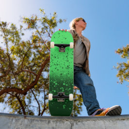 Skate Arte Minimalista Esmeralda Rica