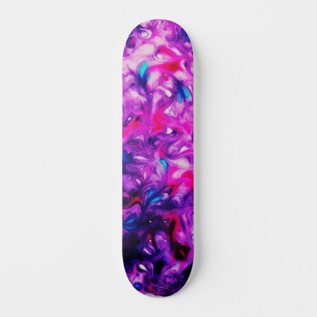 Skate Arte Personalizada de Rua abstrato inspirada em es (Frente)