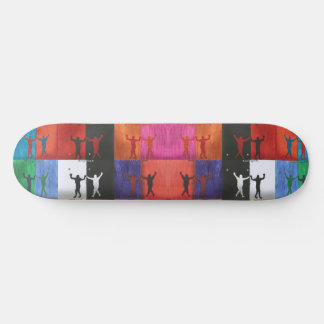 Skate Arte pop nº1 de Yeshaya Dank - unidade & harmonia