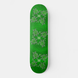Skate Arte Turtle Verde