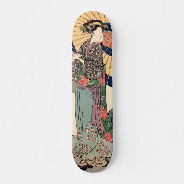 Skate Arte ukiyoe japonesa (Frente)