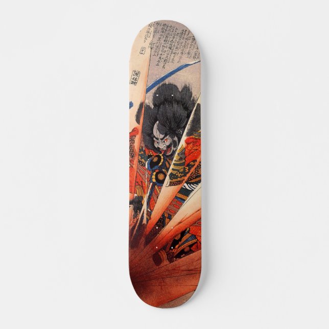 Skate Arte ukiyoe japonesa (Frente)