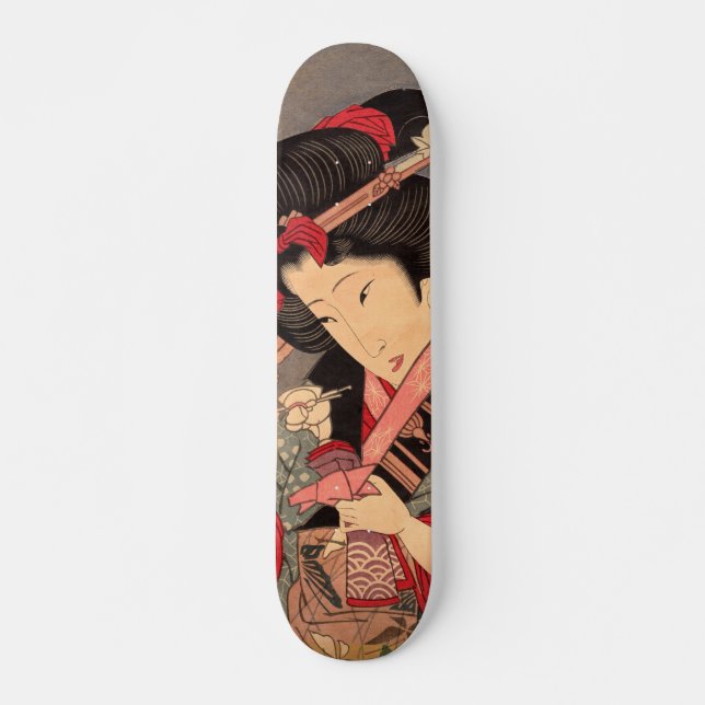 Skate Arte ukiyoe japonesa (Frente)
