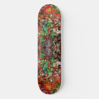 Skate Artist’s Palette: Expressive Paint Stroke Pattern