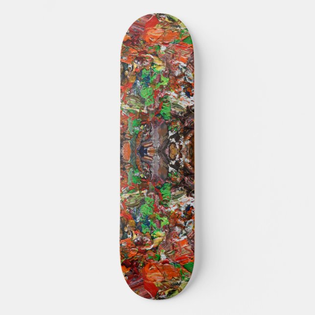 Skate Artist’s Palette: Expressive Paint Stroke Pattern (Frente)